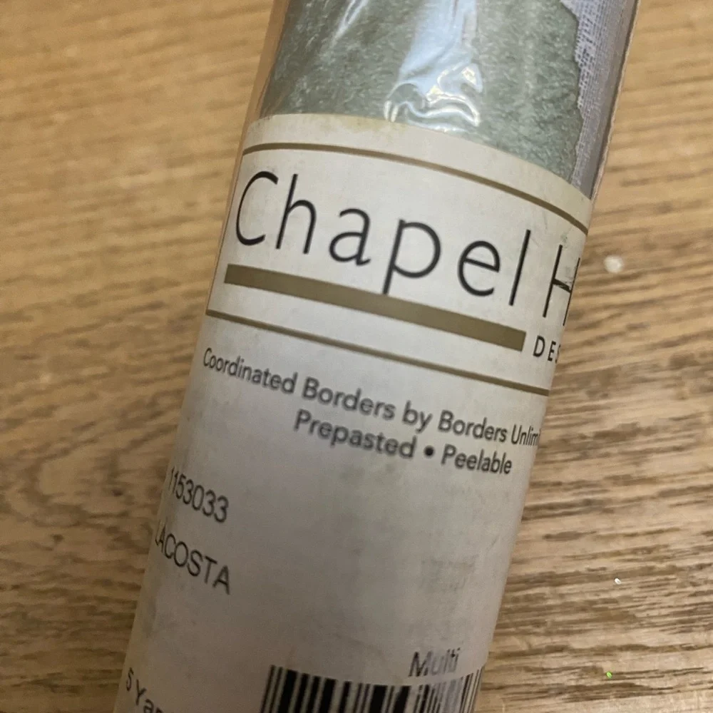 Chapel Hill Designs Vintage Lacosta Nature Themed Boarder Wallpaper Pre-pasted